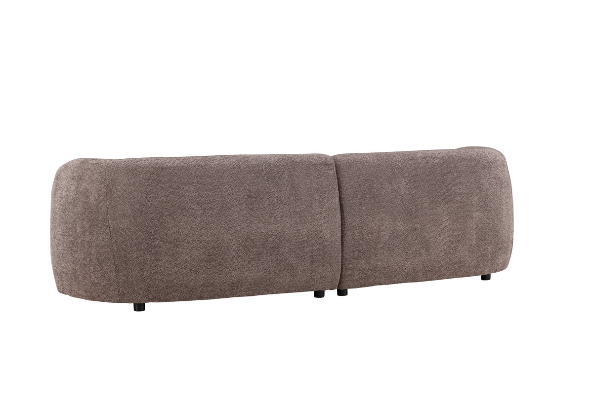 Cielo 3-Seat Sofa Brun