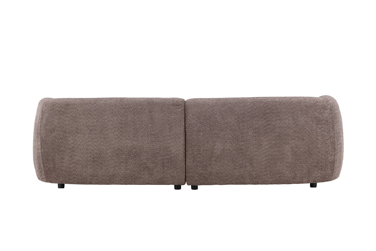 Cielo 3-Seat Sofa Brun