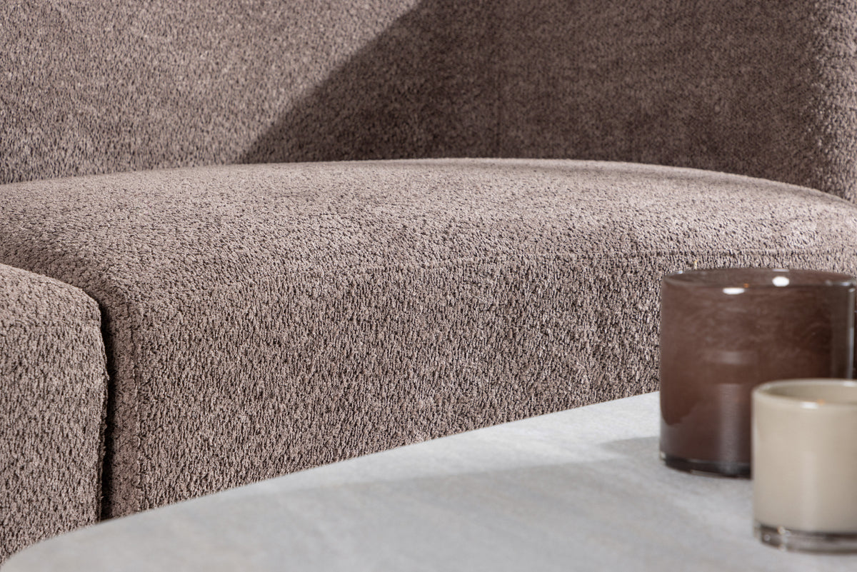 Cielo 3-Seat Sofa Brun