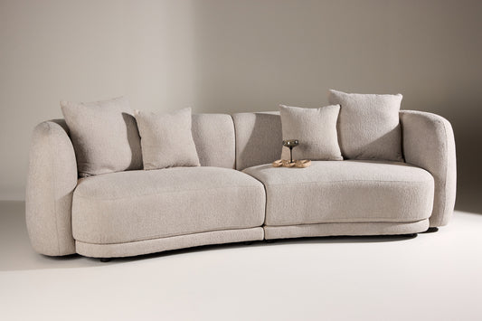 3-personers sofa, beige