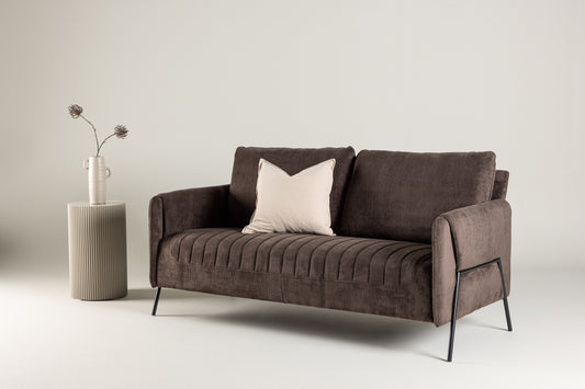 2-personers sofa, brun