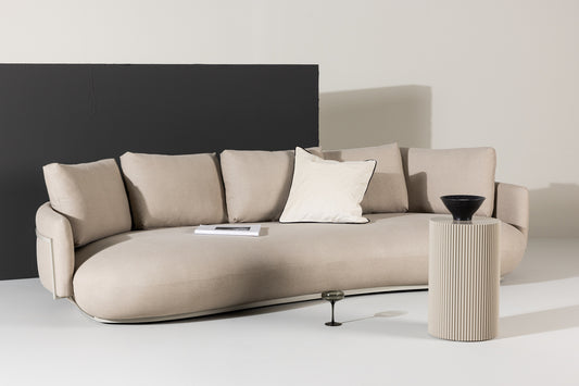 4-personers sofa, beige