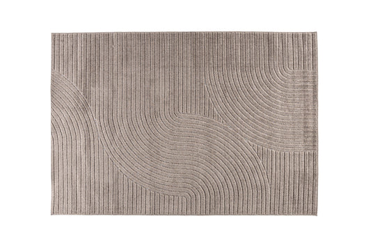 Vince rektangulært tæppe 230 x 160 brun
