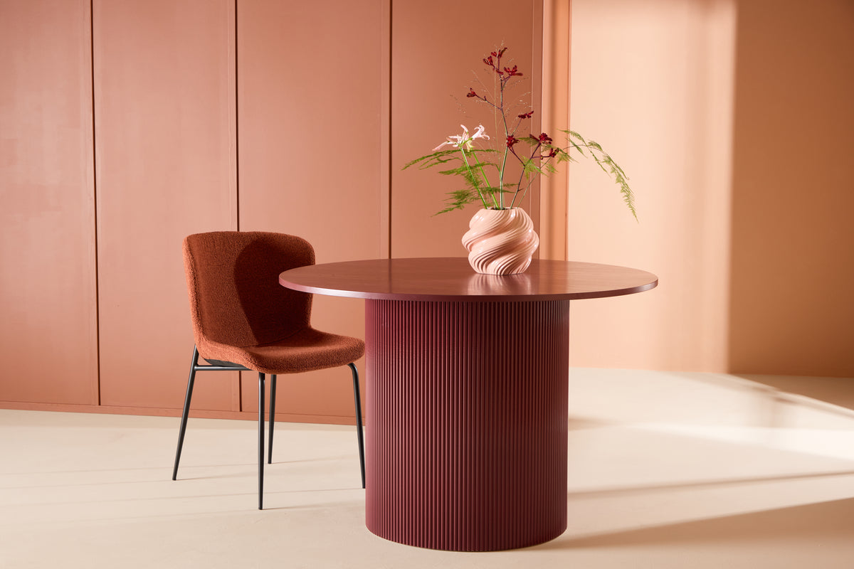 Lenox Rundt Spisebord ø110 Bourgogne
