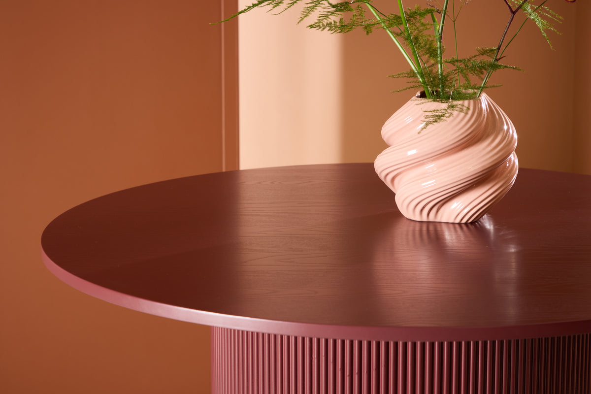 Lenox Rundt Spisebord ø110 Bourgogne