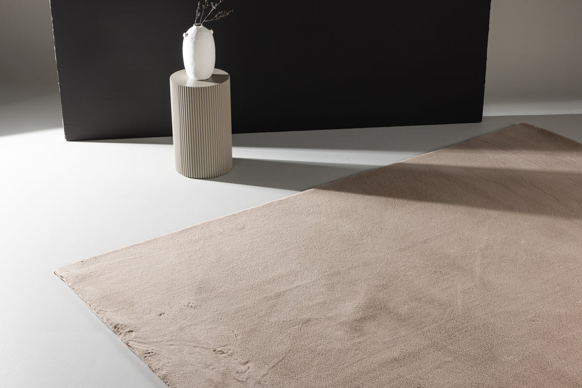 Leni rektangulært tæppe 240 x 170 beige