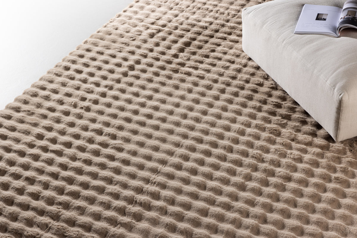 Novis rektangulært tæppe 290 x 200 beige