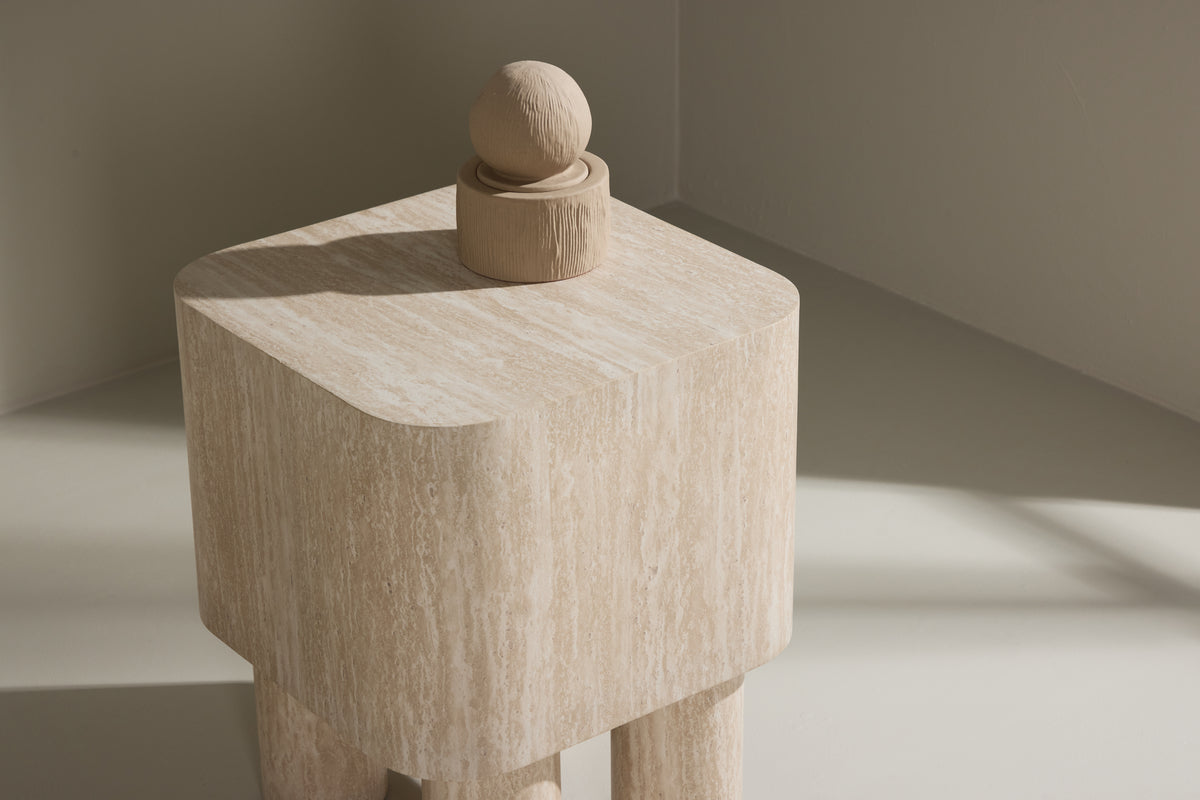 Klirou Sidebord 40 x 40 Beige
