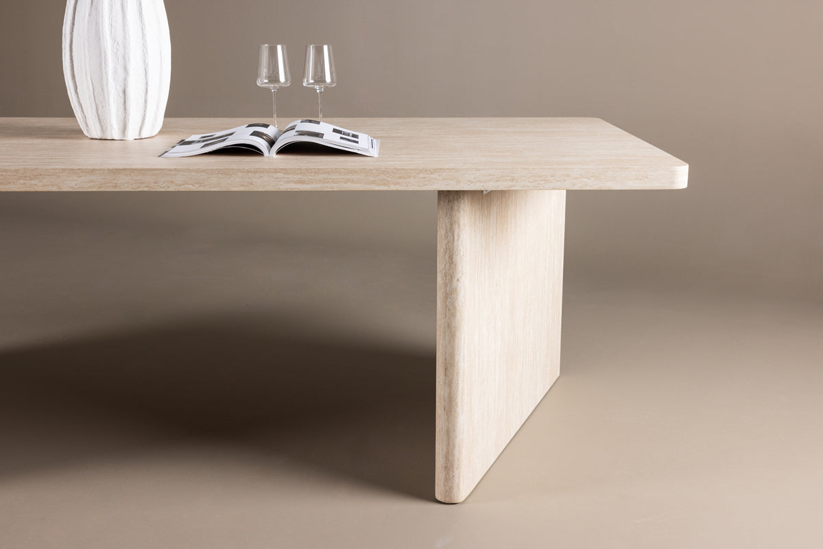 Skagen Rektangulært Spisebord 240 x 100 Beige