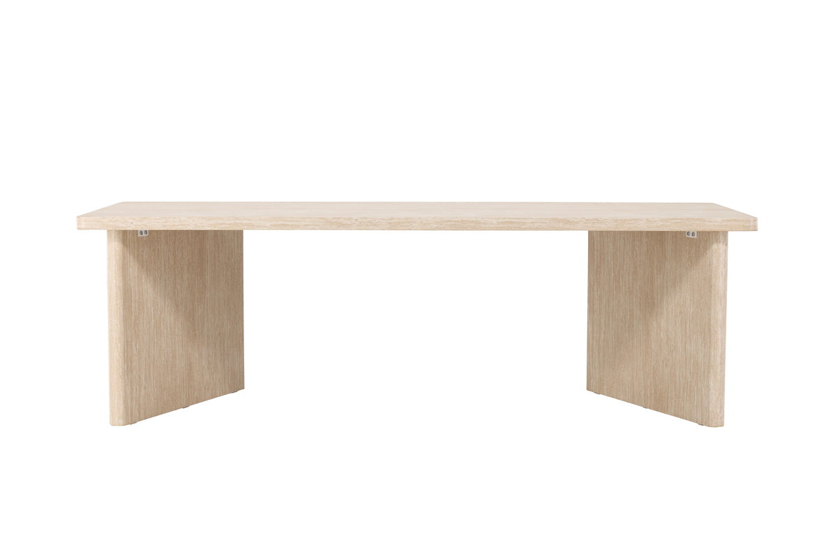 Skagen Rektangulært Spisebord 240 x 100 Beige