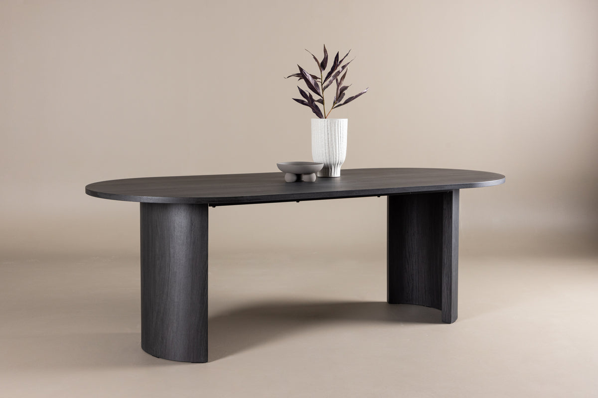 Grundsund Rektangulært Spisebord 220 x 100 Sort