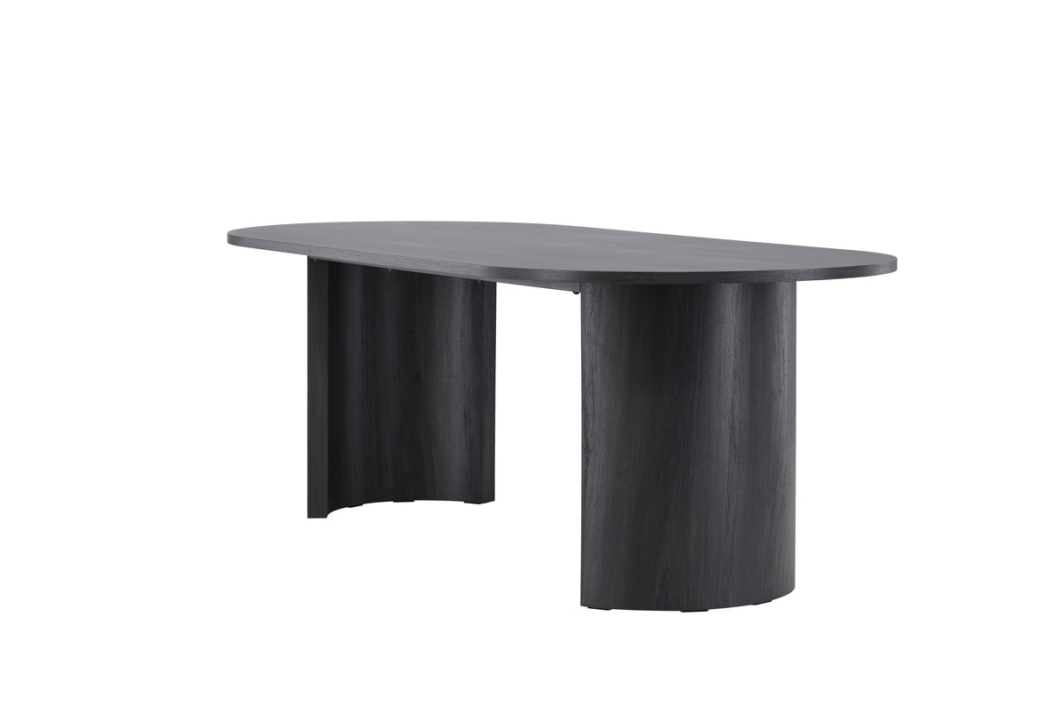 Grundsund Rektangulært Spisebord 220 x 100 Sort