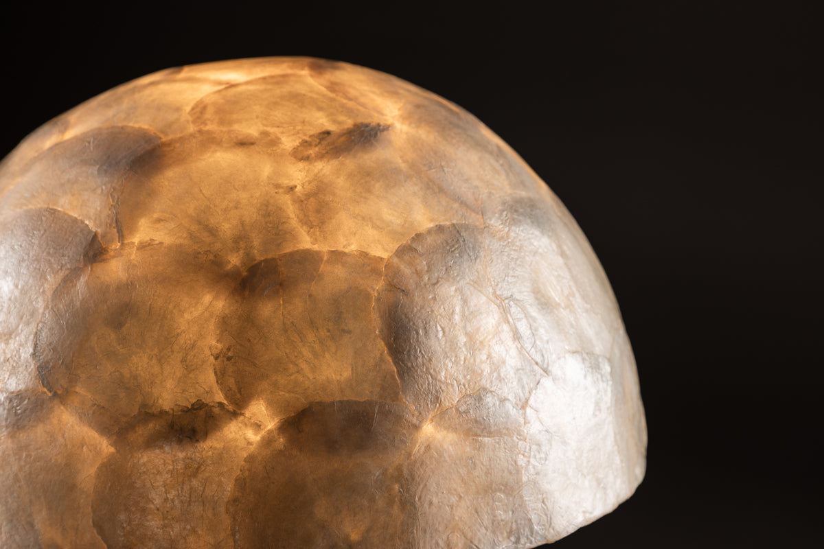 Lindön bordlampe lys grå