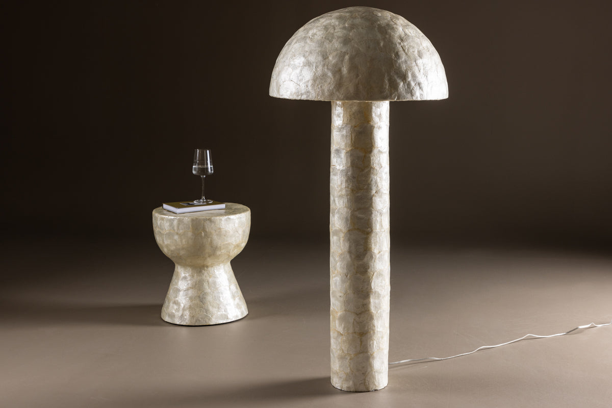 Lindön gulvlampe lys grå