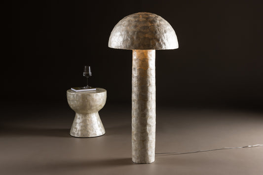 Lindön gulvlampe lys grå