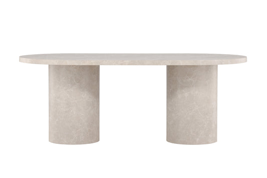 Narvik Rektangulært Spisebord 200 x 100 Beige