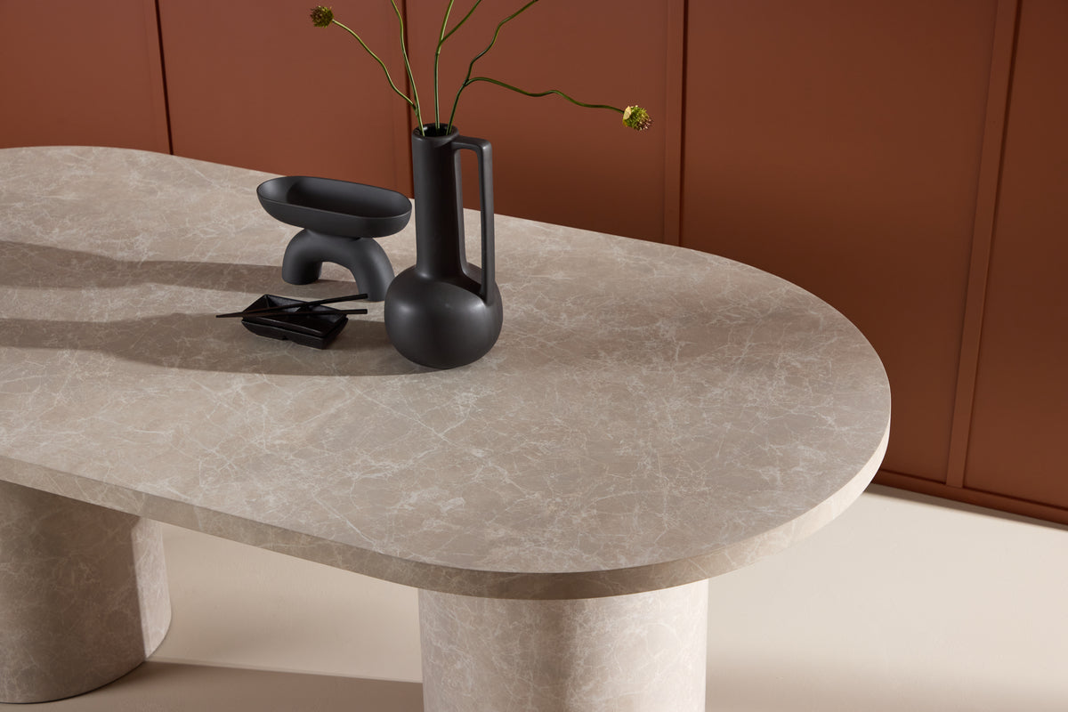 Narvik Rektangulært Spisebord 200 x 100 Beige