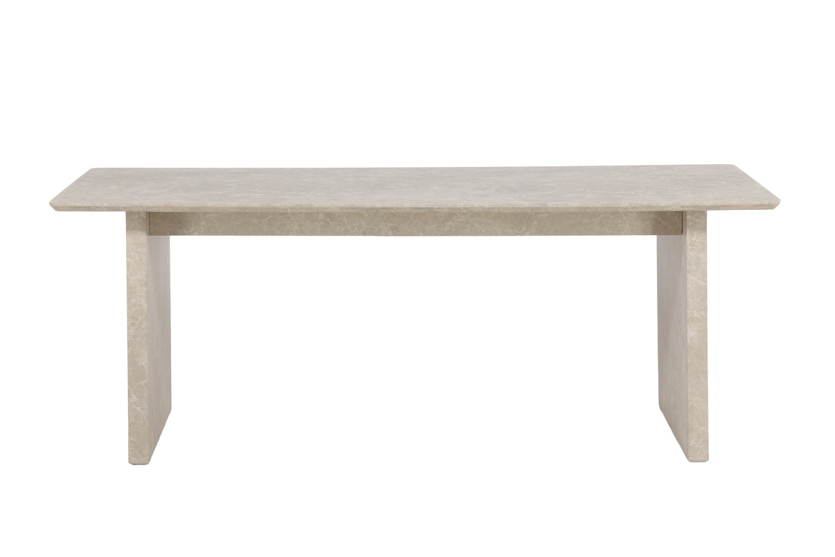 Vail firkantet spisebord 200 x 100 Beige