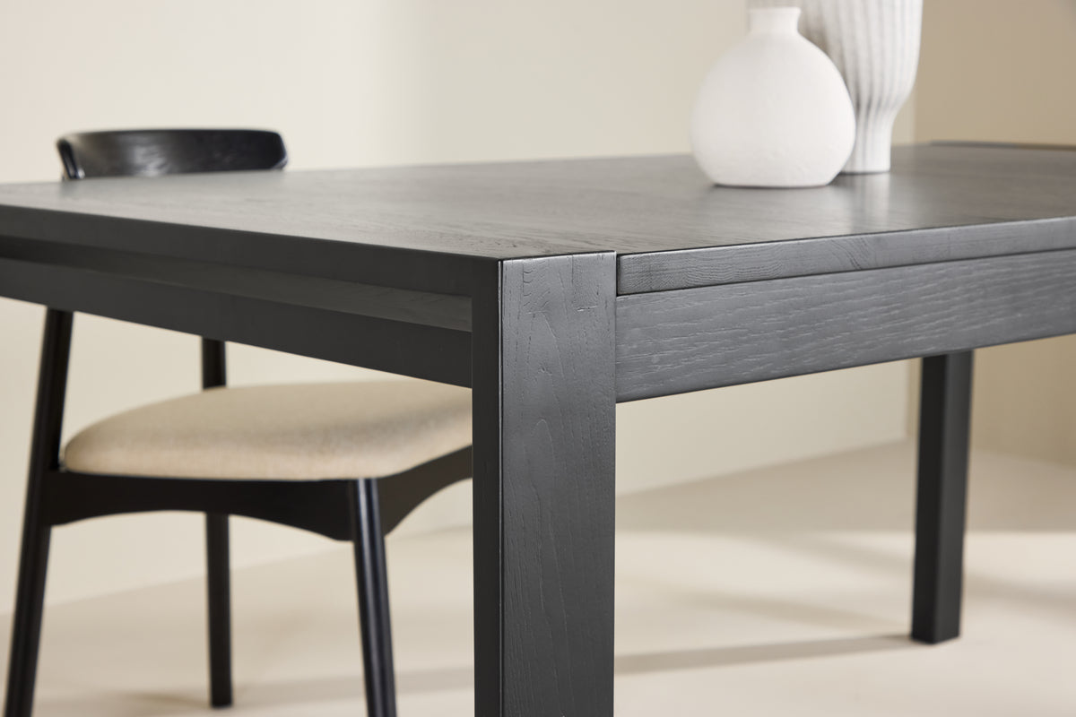 Slider Rektangulært Spisebord 170 x 95 Sort