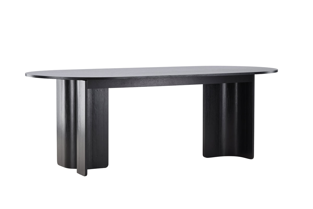 Tyresö Oval Spisebord 220 x 100 Sort