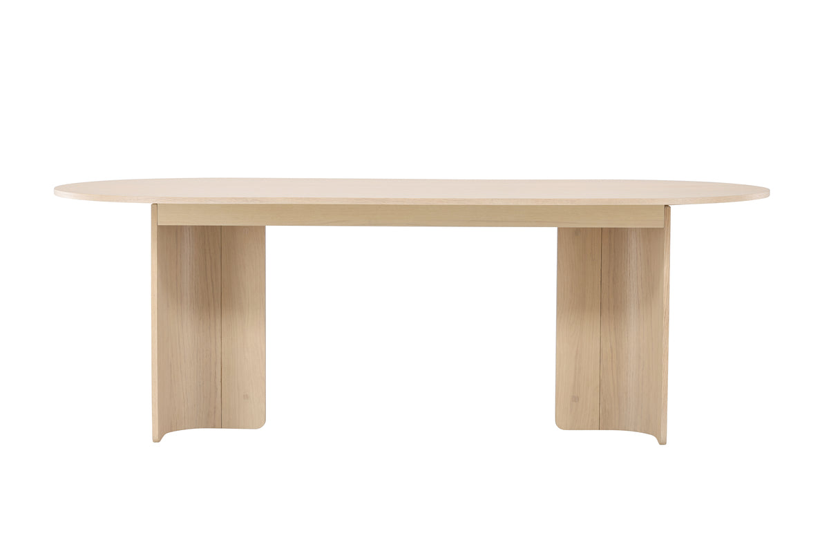 Tyresö Oval Spisebord 220 x 100 Hvidvask