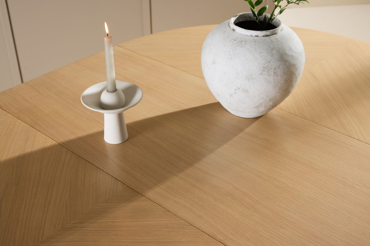 Strada Rektangulært Spisebord ⌀120 Whitewash