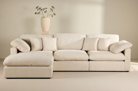 Hjørnesofa Beige