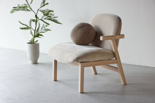 Rile Lænestol Beige