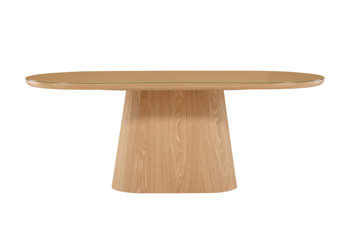 Castor Ovalt Spisebord 200 x 90 Natur