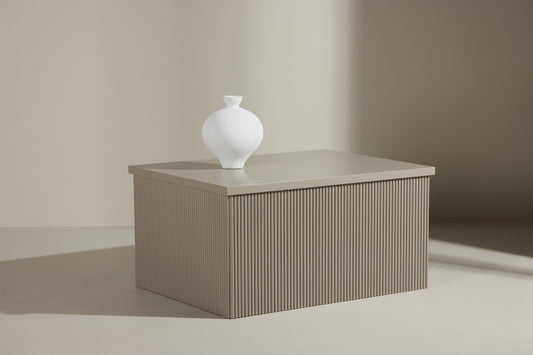 Sidebord 80 x 60 Beige