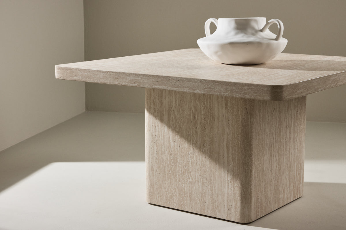Qvart Sofabord 80 x 80 Beige