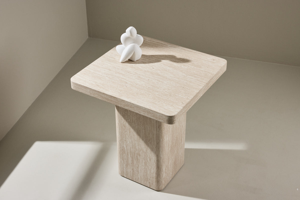 Qvart Sofabord 50 x 50 Beige