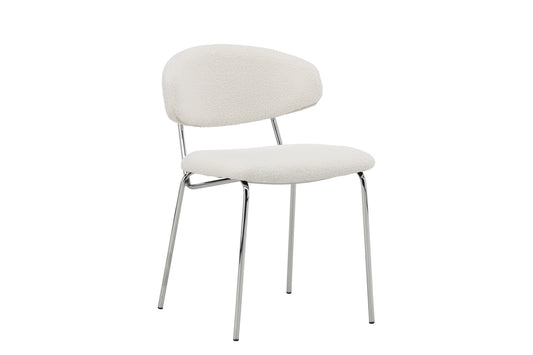 Spisebordsstol 2-pak Hvid