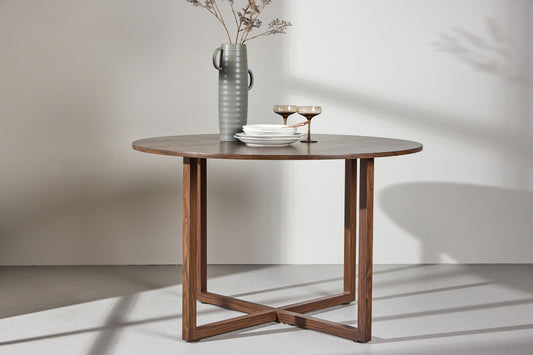 Durango Rundt spisebord 120 Valnød