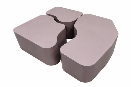 Sofa Bord Bord 1: 92x70x30, Bord 2: 60x74x30, Bord 3: 40x40x30 Brun