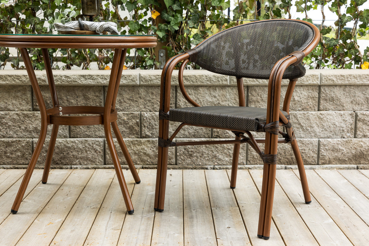 Vila Café Stol 2-pak Sort
