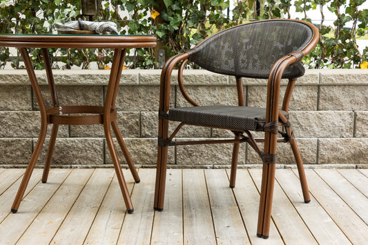 Caféstol 2-pak Sort