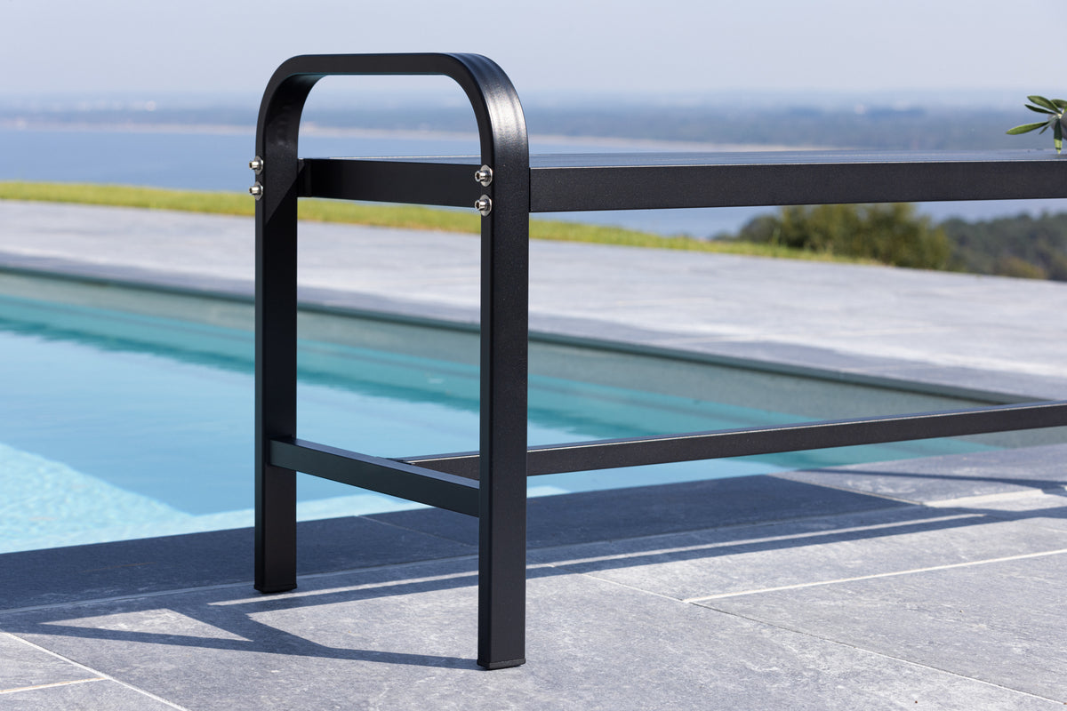 Bænk 42 x 52 x 125 Sort