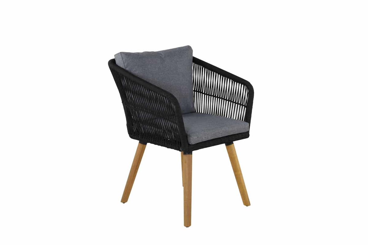 Chania Spisestole 2-pak Sort