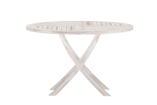 Rundt spisebord 120 Whitewash