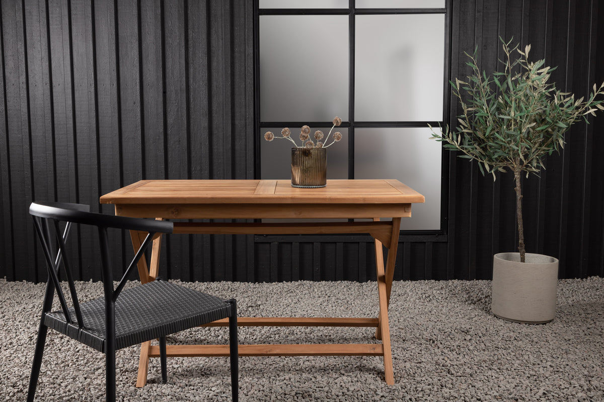 Rektangulært spisebord 120 x 70 Natur