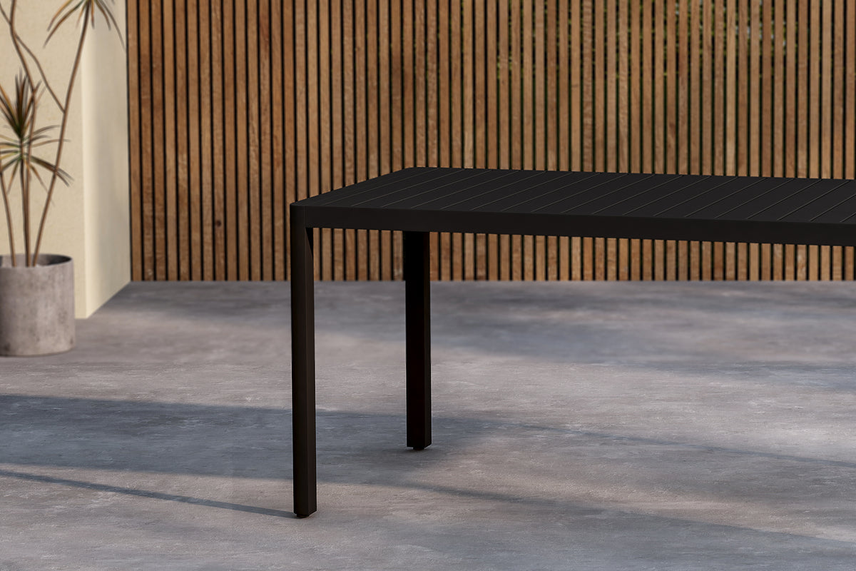 Rektangulært spisebord 150 x 85 Sort