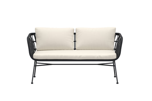 3-personers sofa, sort