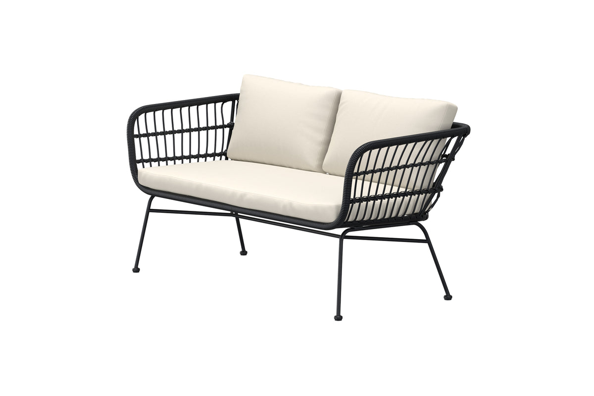 3-personers sofa, sort