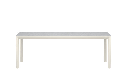 Rektangulært spisebord 220 x 100 Beige