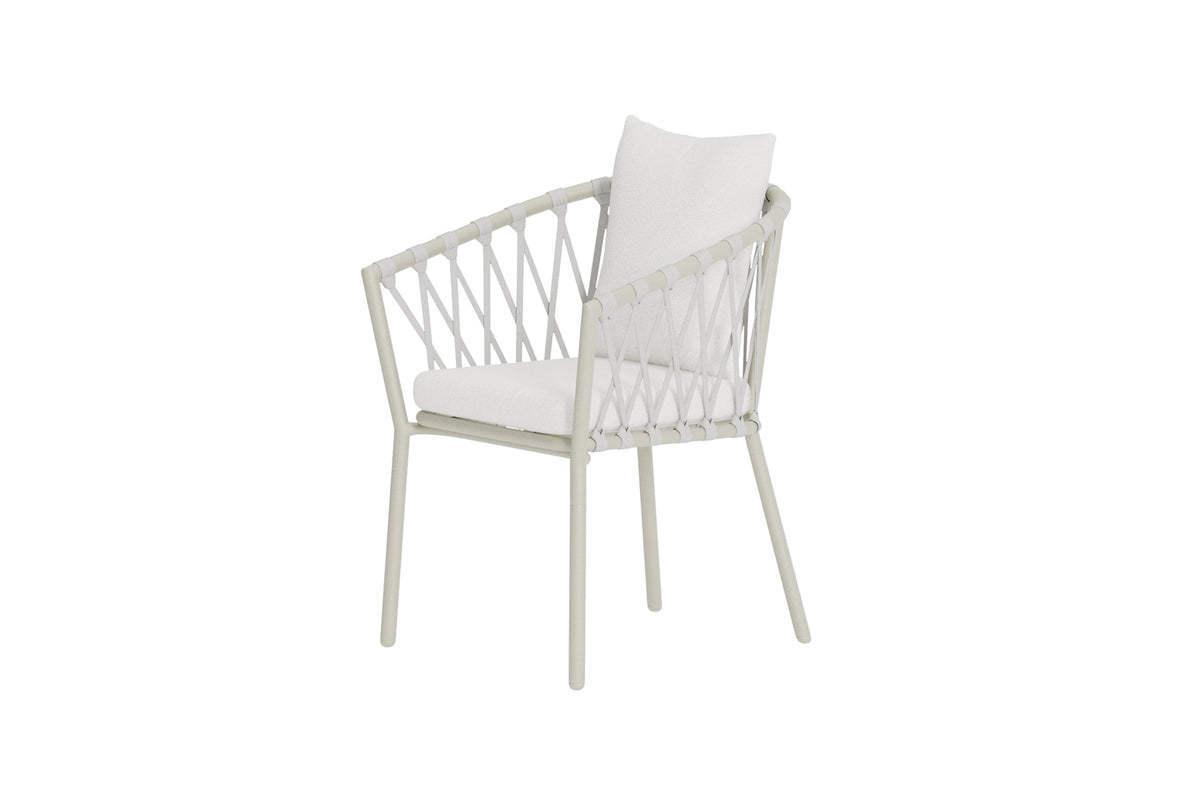 Spisebordsstol 2-pak Hvid