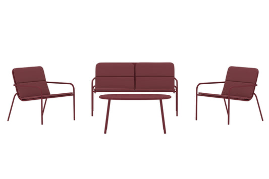 Sofagruppe Burgundy Burgundy