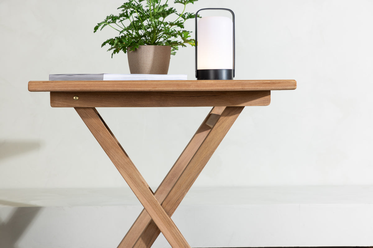 Cafébord 70 x 70 x 75 Natur