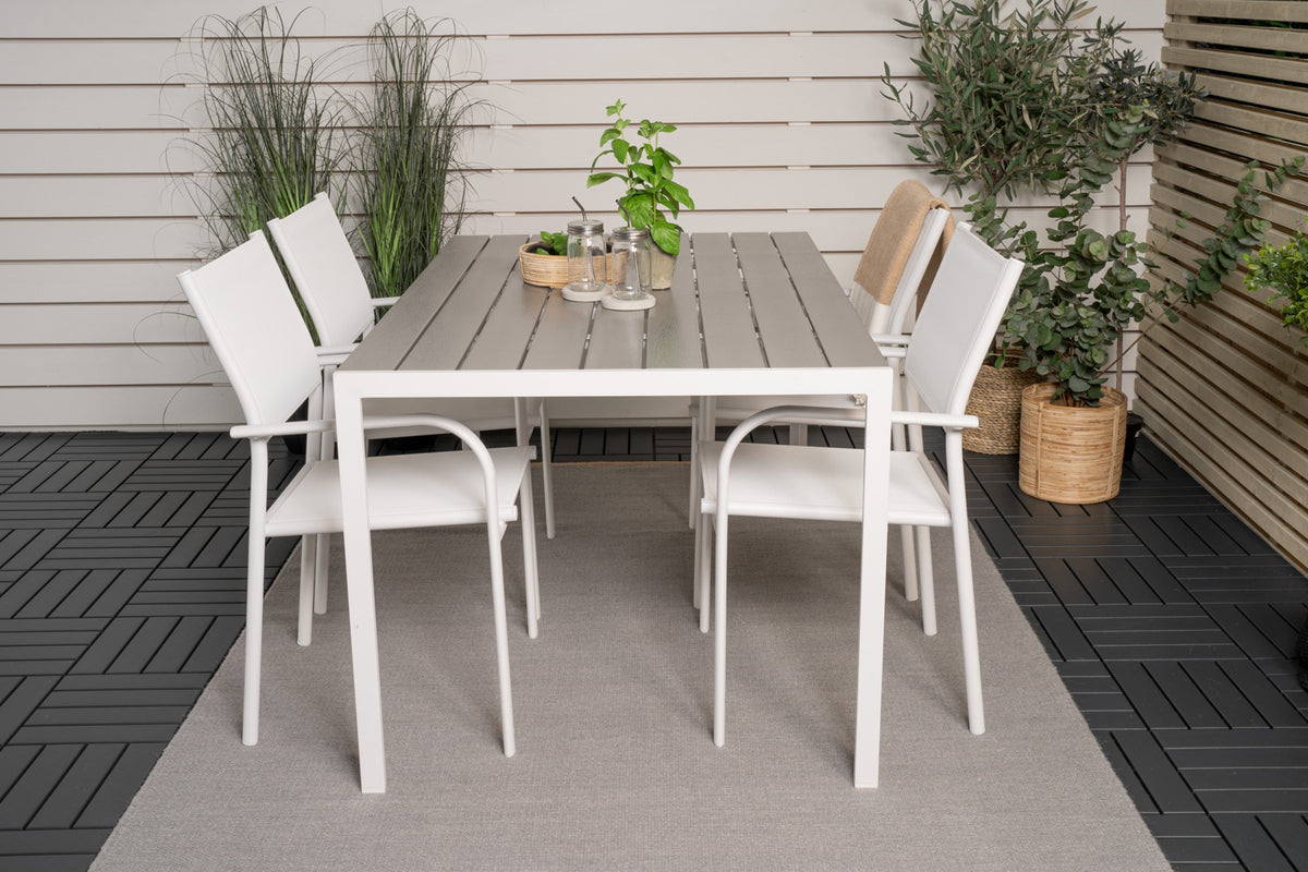 Break | Santorini Spisebord 150x90 + 4 spisebordsstole