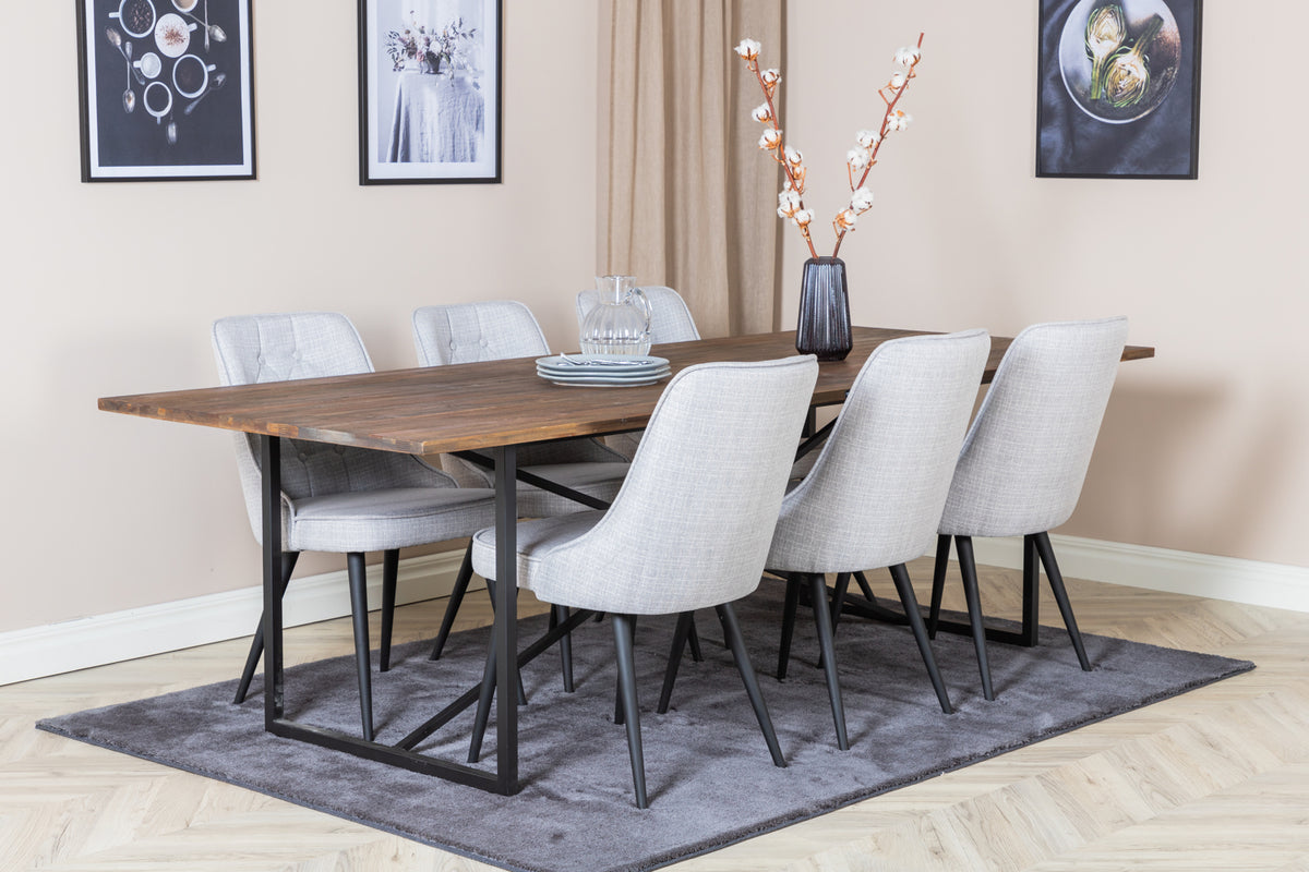Padang, Velvet Deluxe Rektangulært Spisesæt